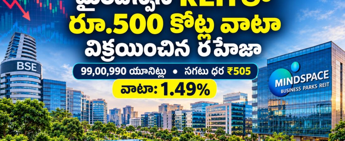 Mindspace REIT stake sale