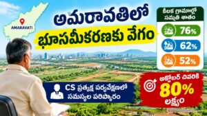 అమరావతిలో భూసమీకరణకు వేగం