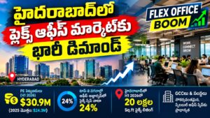 హైదరాబాద్లో ఫ్లెక్స్ ఆఫీస్ మార్కెట్కు భారీ డిమాండ్