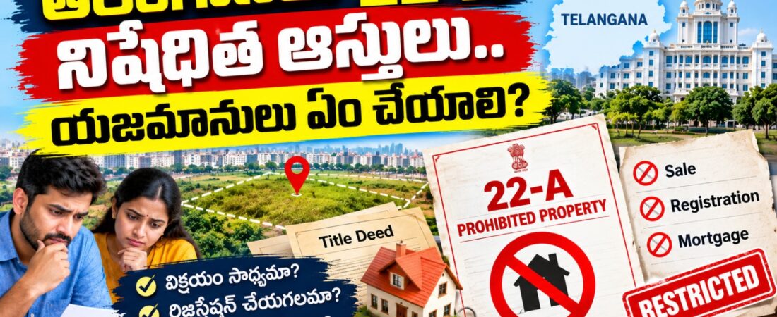 Telangana 22-A Prohibited lands