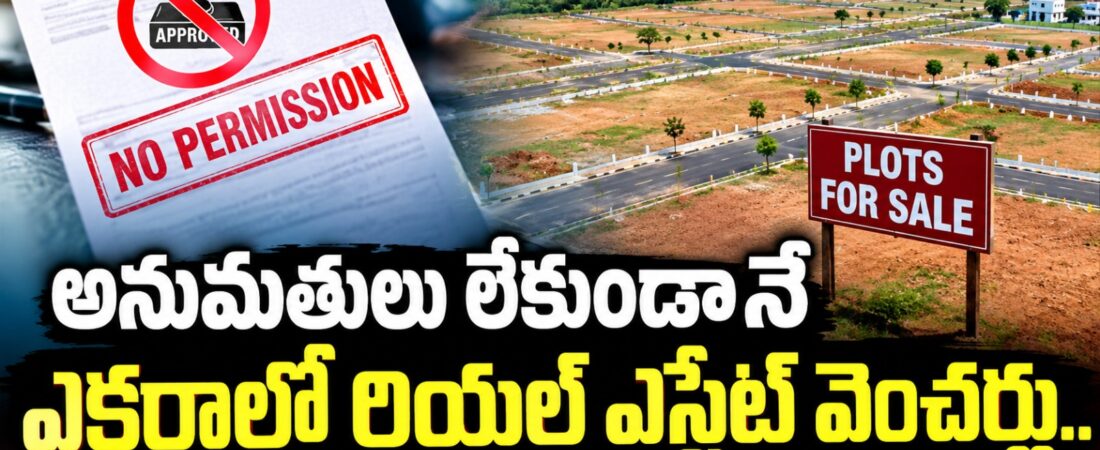 Real estate ventures developed without proper permissions