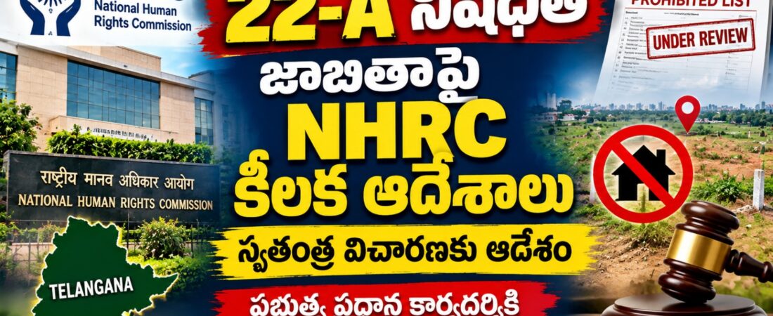 22-A prohibited land NHRC investigation
