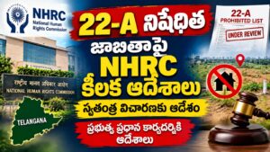 22-A నిషేధిత జాబితాపై NHRC కీలక ఆదేశాలు