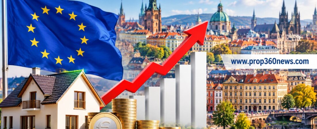 European house prices rising