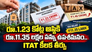 రూ.1.23 కోట్లకు ఇల్లు కొనుగోలు.. రూ.1.46 కోట్లకు పెరిగిన విలువ.. రూ.11.35 లక్షల పన్ను ఉపశమనం